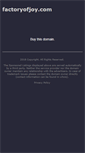 Mobile Screenshot of factoryofjoy.com